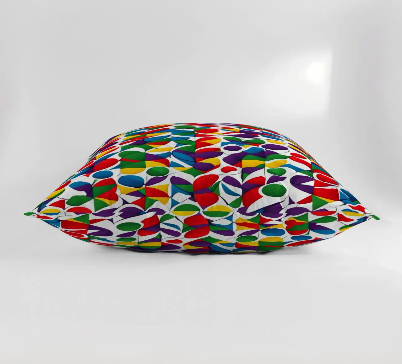 sharps design multicolore e bianco cuscino da dinem