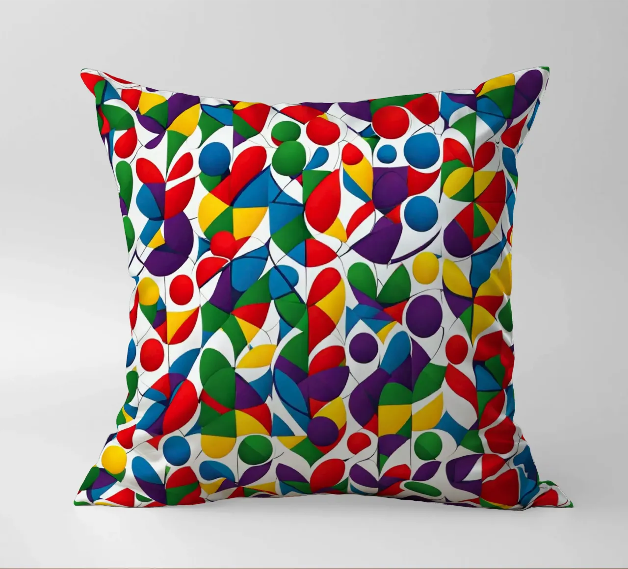 sharps design multicolore e bianco cuscino da dinem