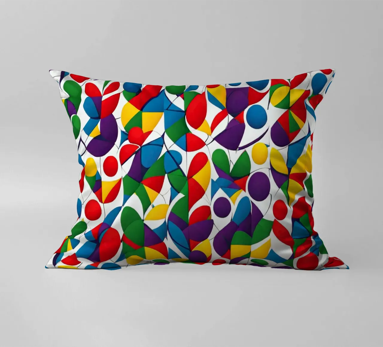 sharps design multicolore e bianco cuscino da dinem