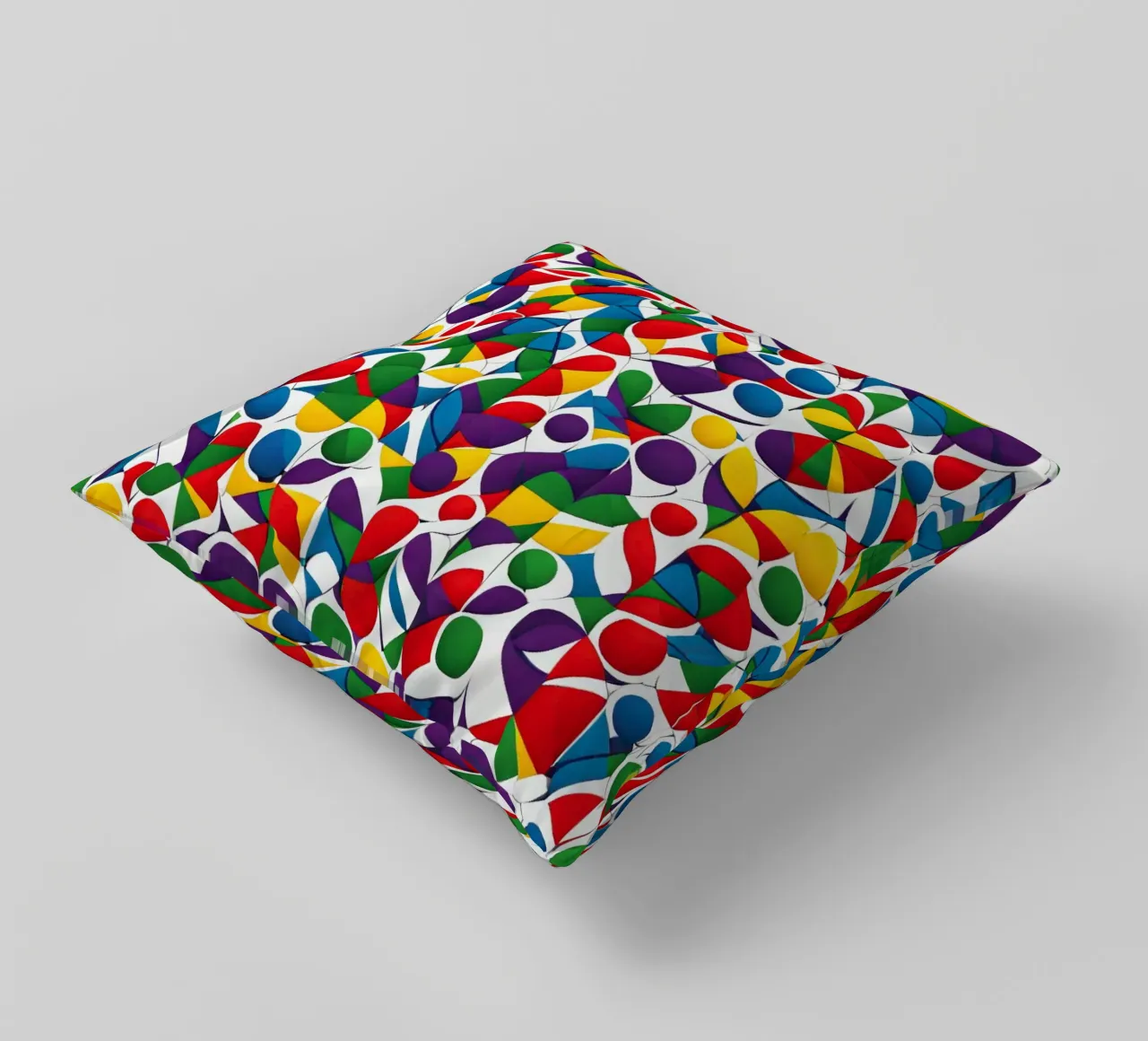 sharps design multicolore e bianco cuscino da dinem