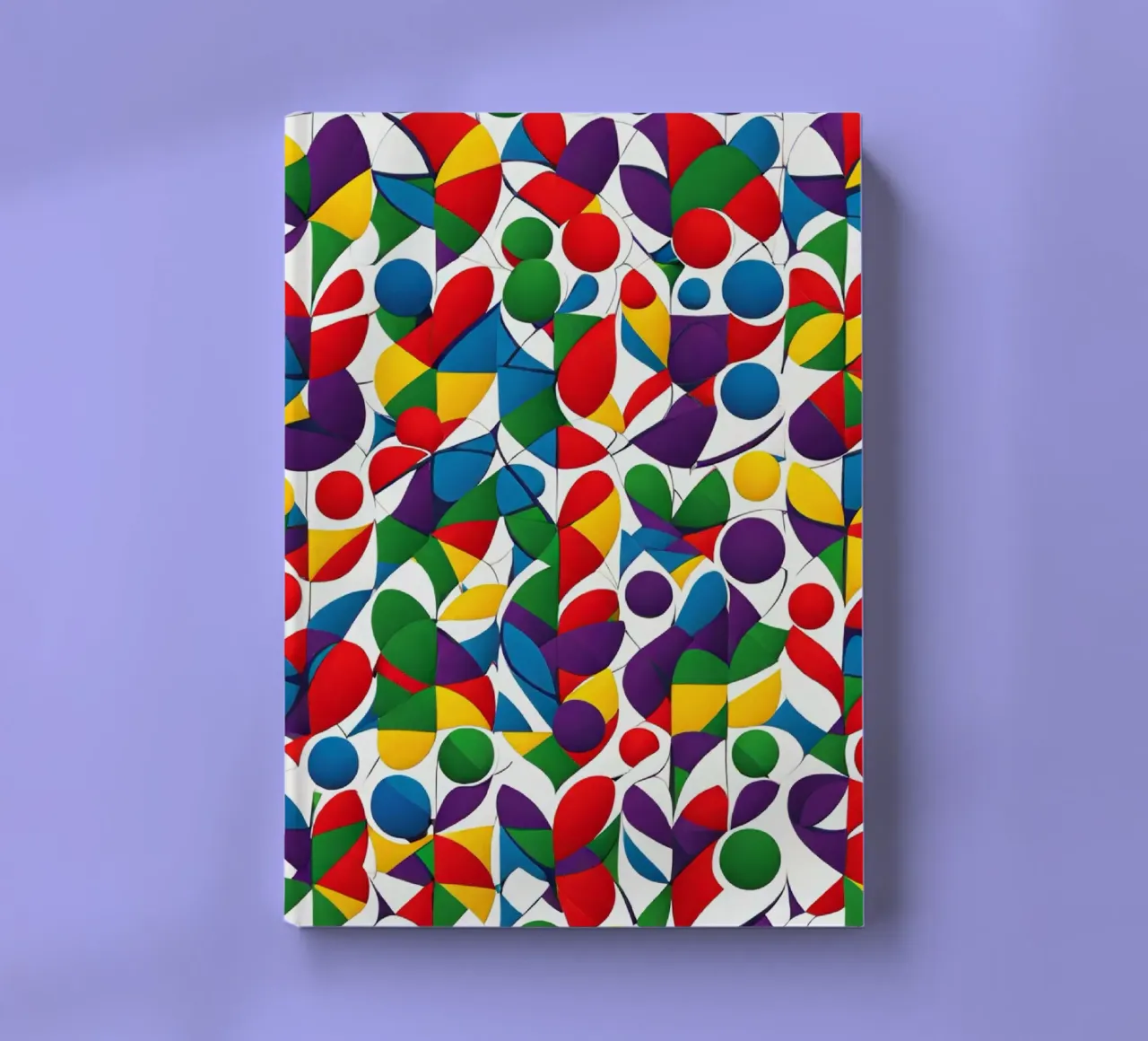 sharps multi color and white design notebook by dinem