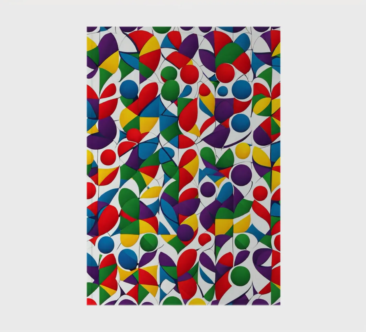sharps multi color and white design notebook by dinem