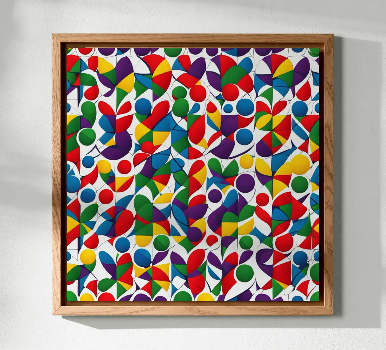 sharps design multicolore e bianco pannello forex da dinem