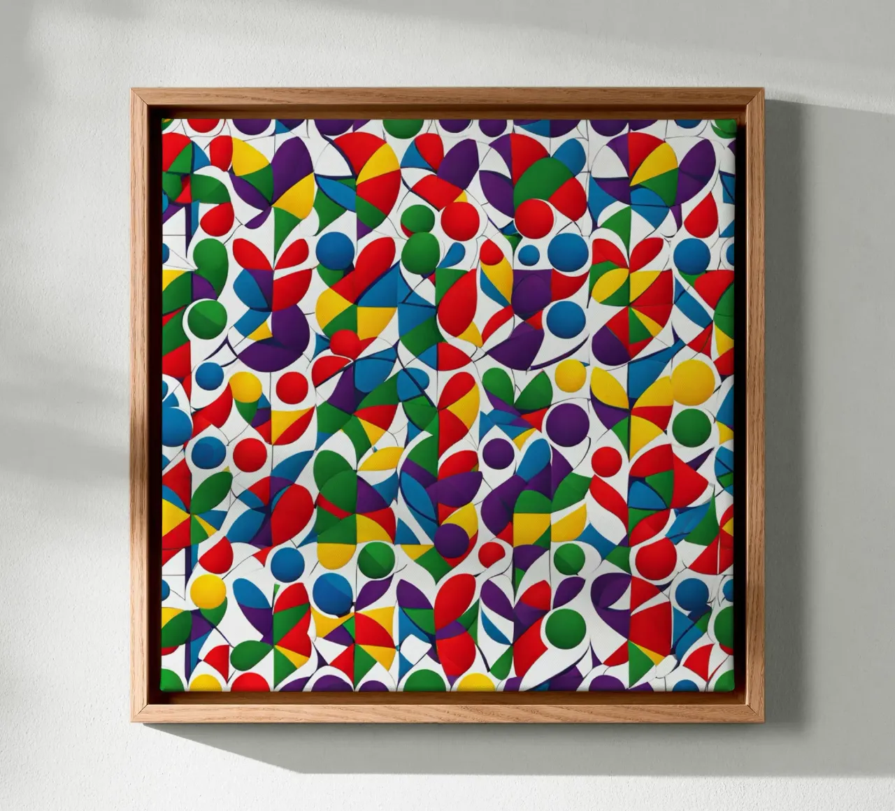 sharps design multicolore e bianco tela da dinem