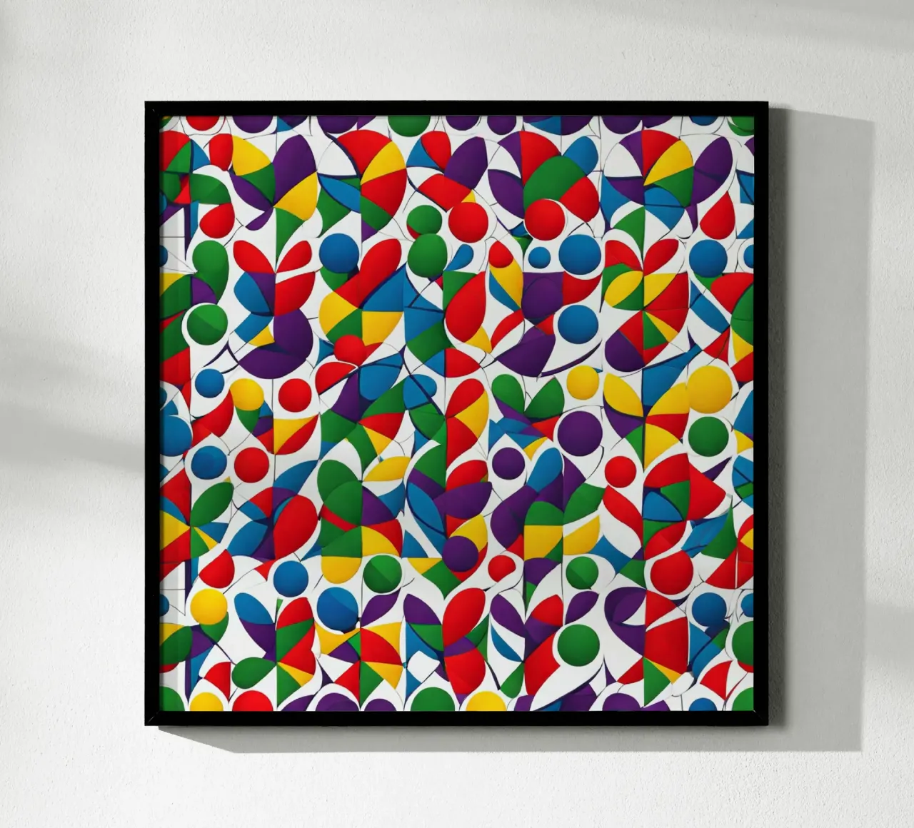 sharps design multicolore e bianco poster da dinem