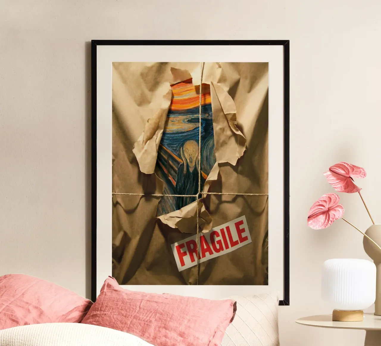 Fragile Scream carta hahnemühle da Dikhotomy