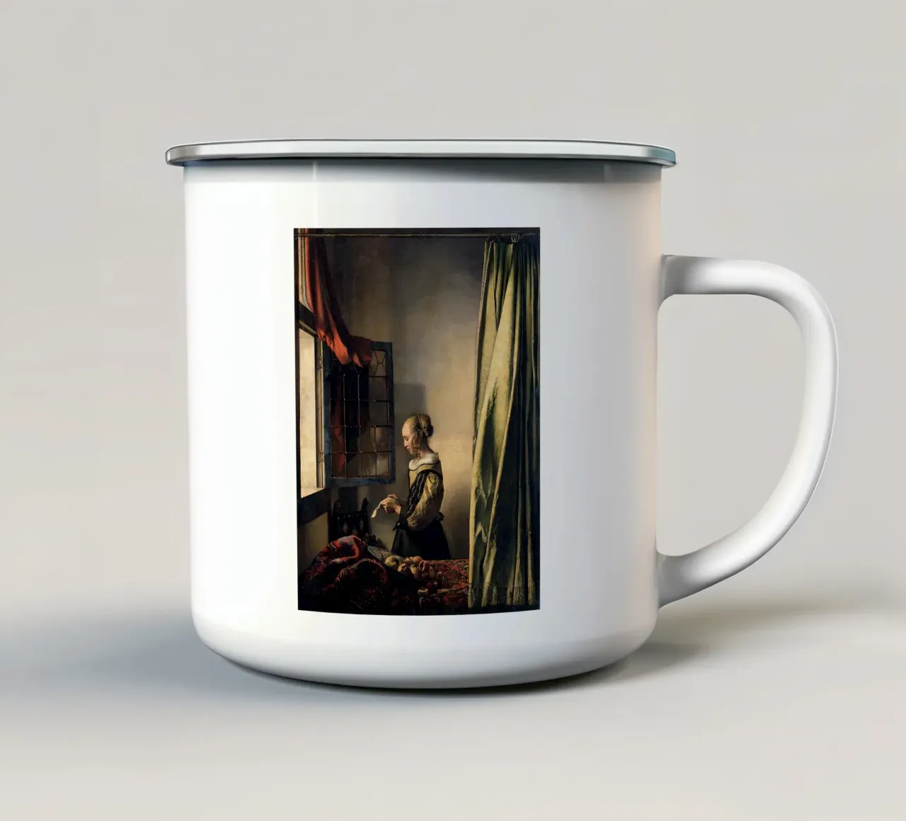 sbucciare la frutta johannes vermeer tazza in smalto da walker shop