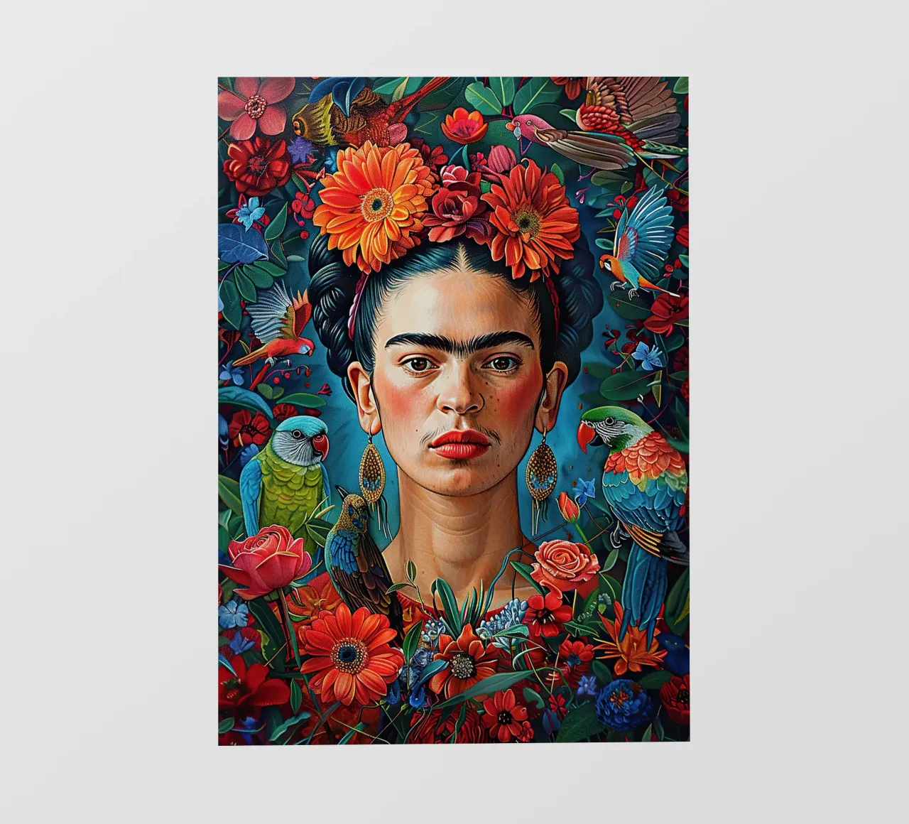 Frida Kahlo "Colors of Determination" pellicola backlit da Fantasias Florales