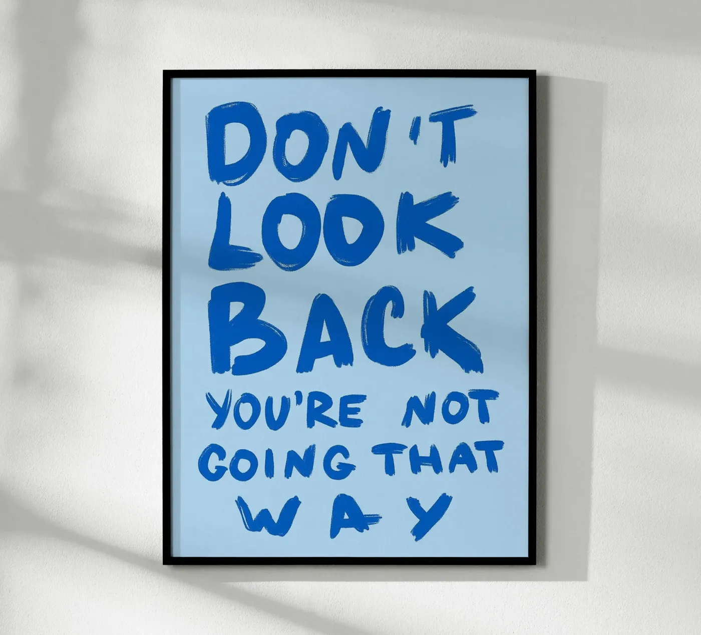 dont look back poster by the gondals