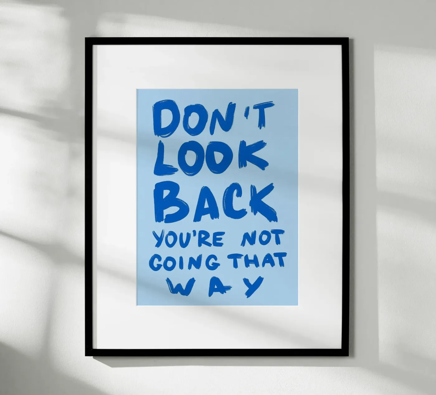 dont look back poster by the gondals