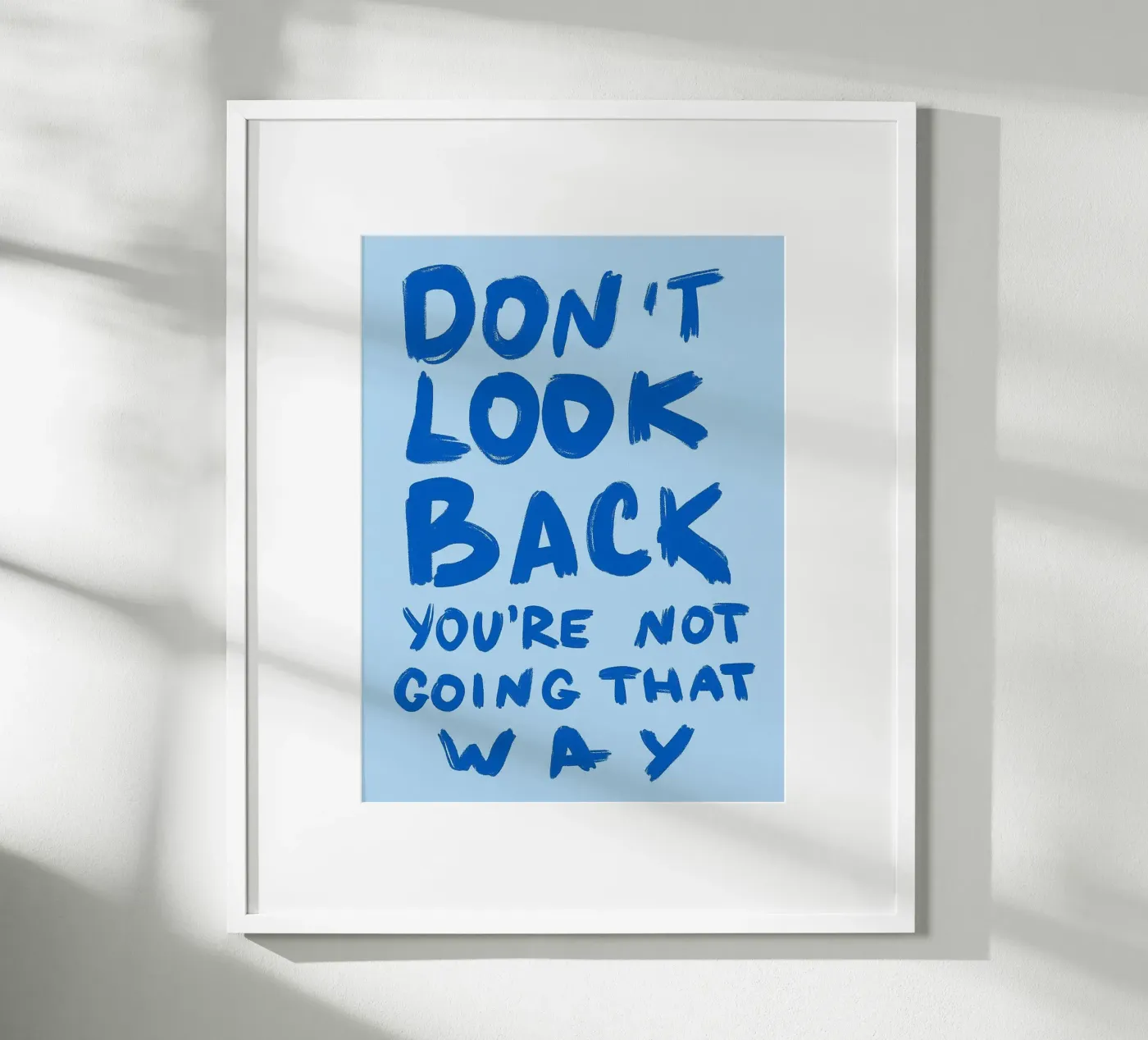 dont look back poster by the gondals