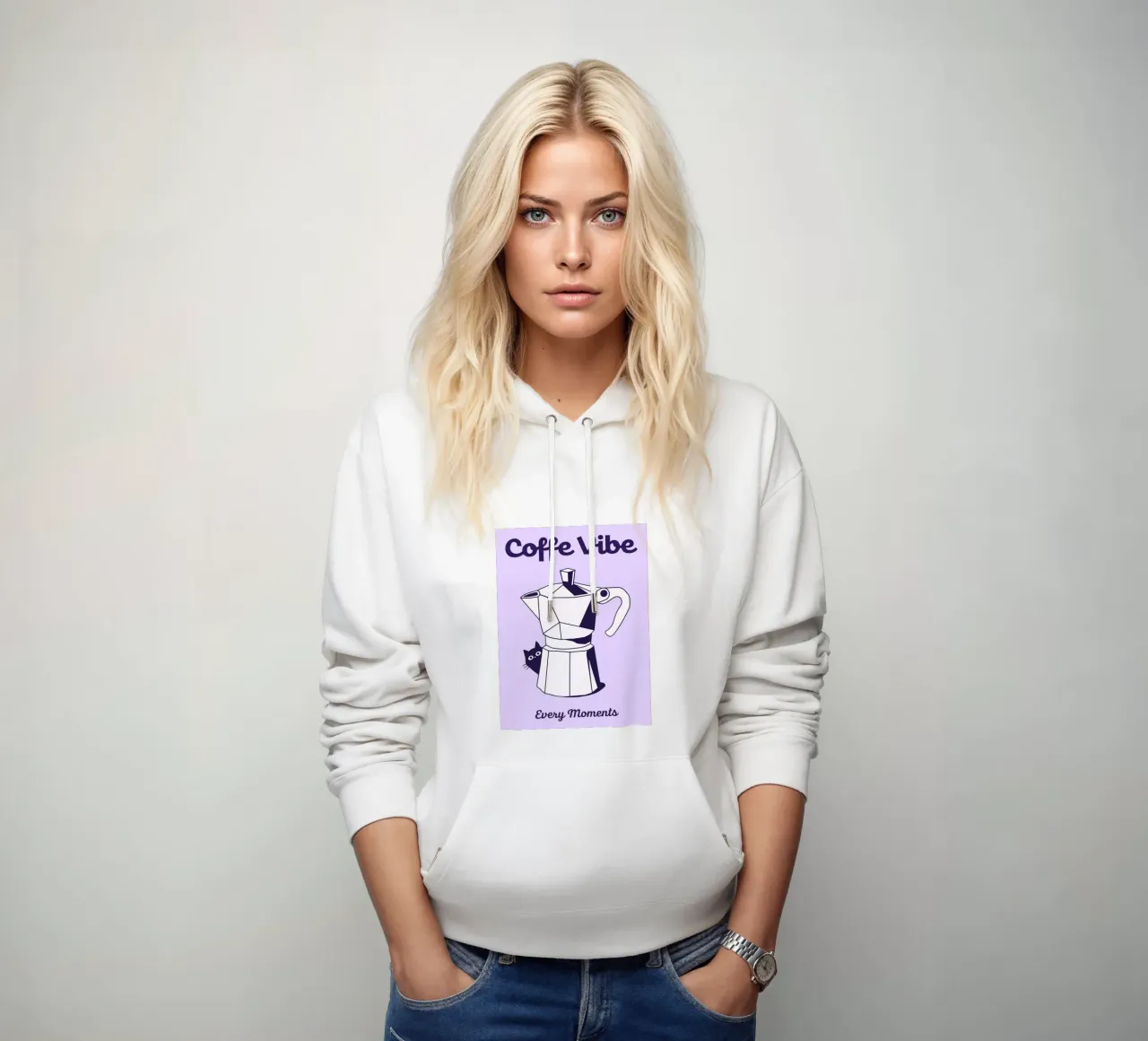 vibrazione del caffè felpa con cappuccio da the gondals