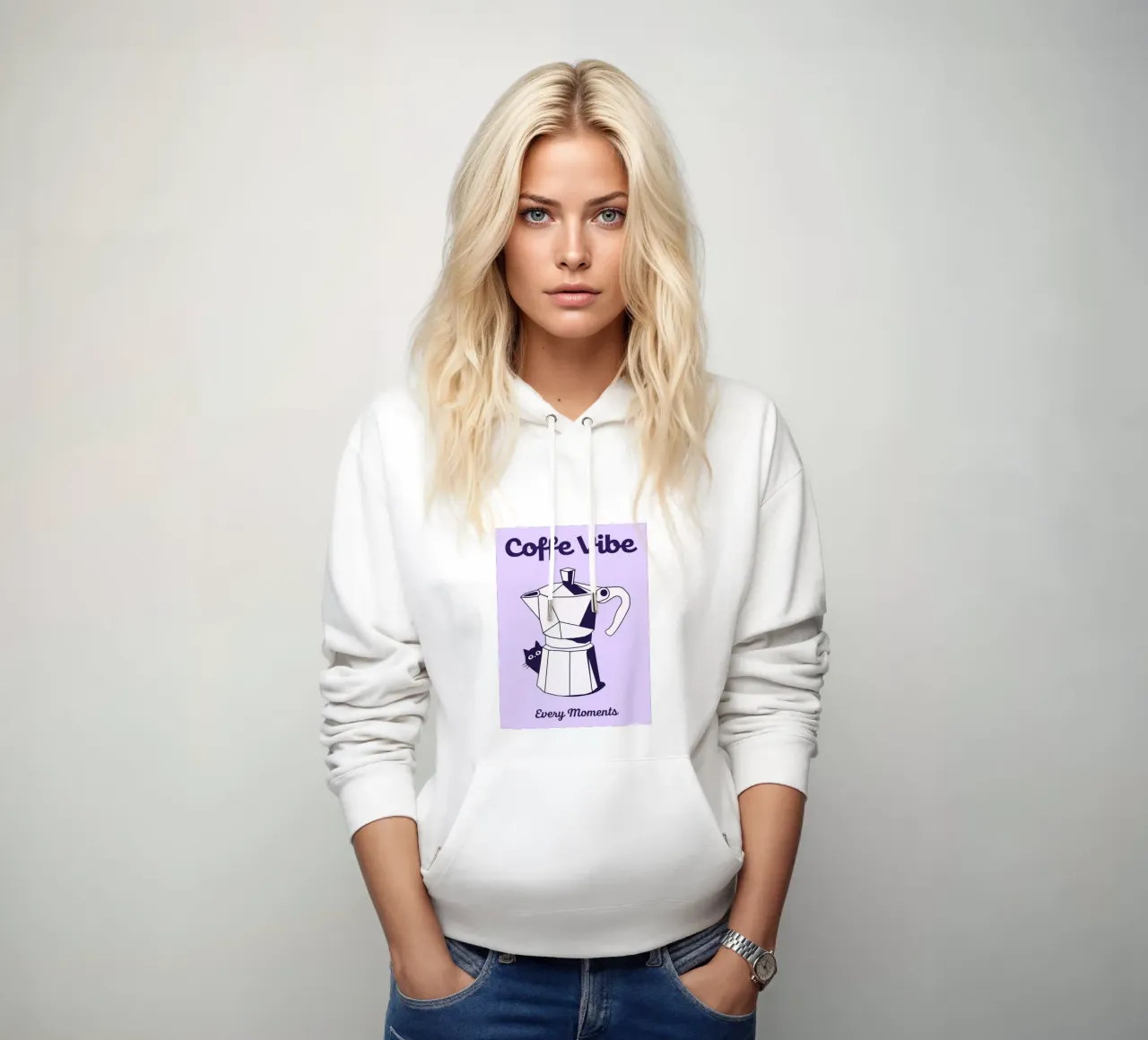 vibrazione del caffè felpa con cappuccio da the gondals