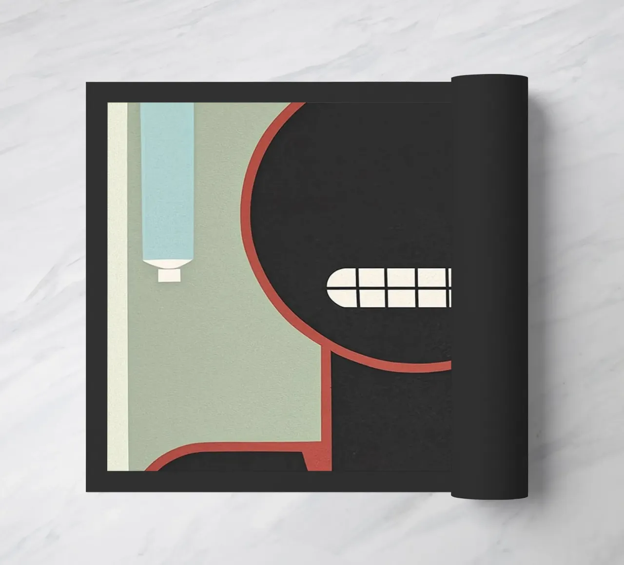 keep your teeth clean doormat by the gondals