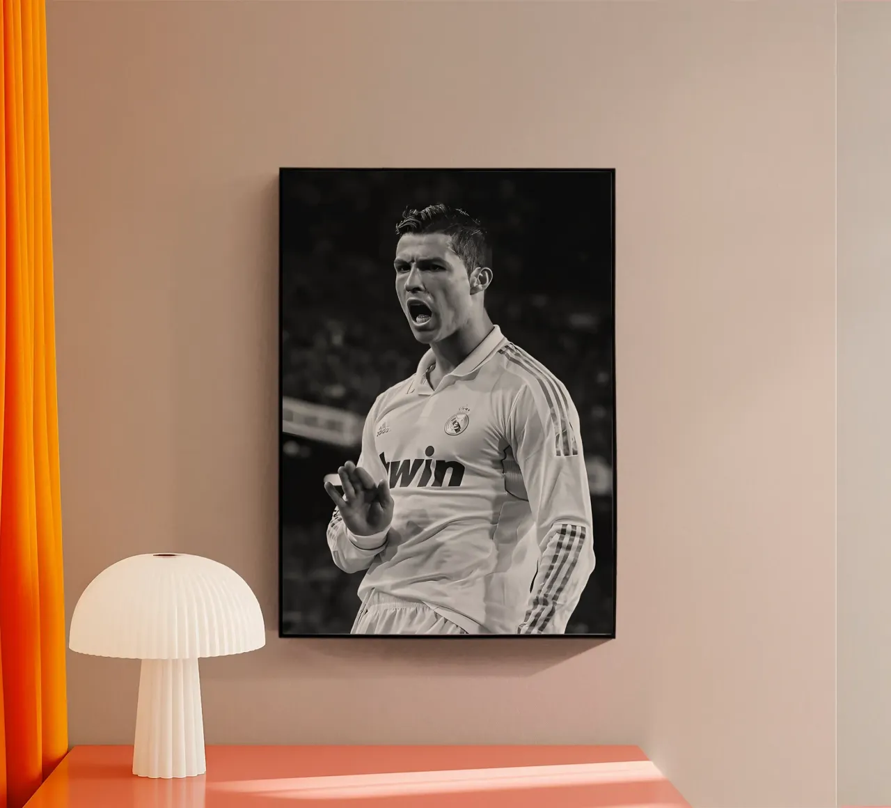 CR RM plexiglass da Black White Poster