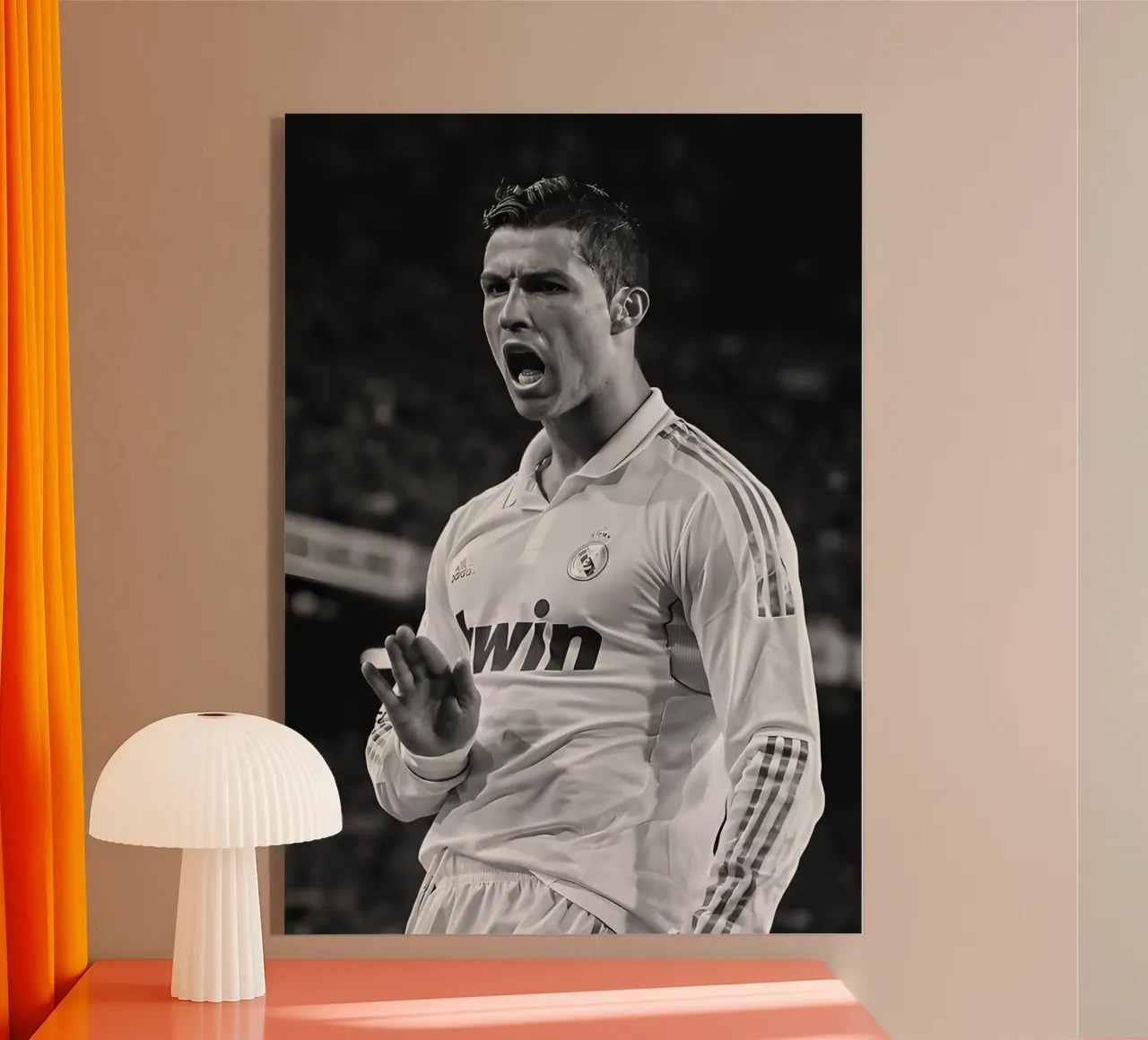 CR RM plexiglass da Black White Poster