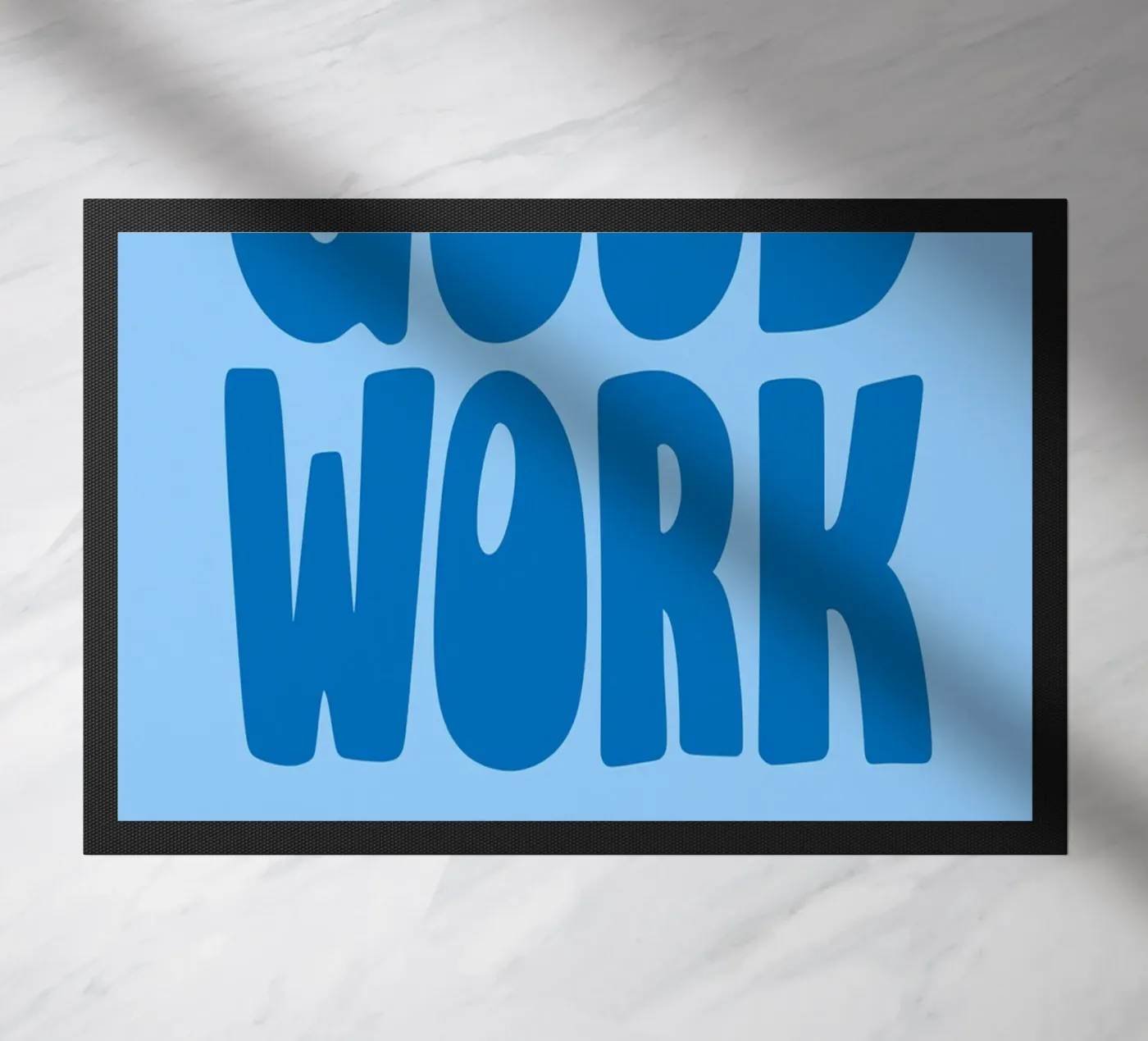 good work doormat by the gondals