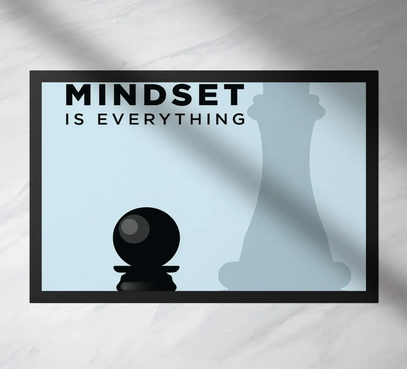 mindset is everything paillasson de the gondals