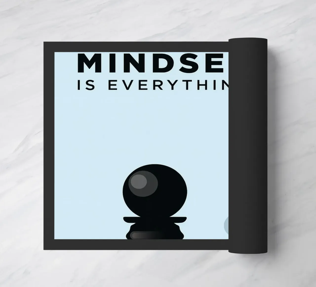 mindset is everything doormat by the gondals
