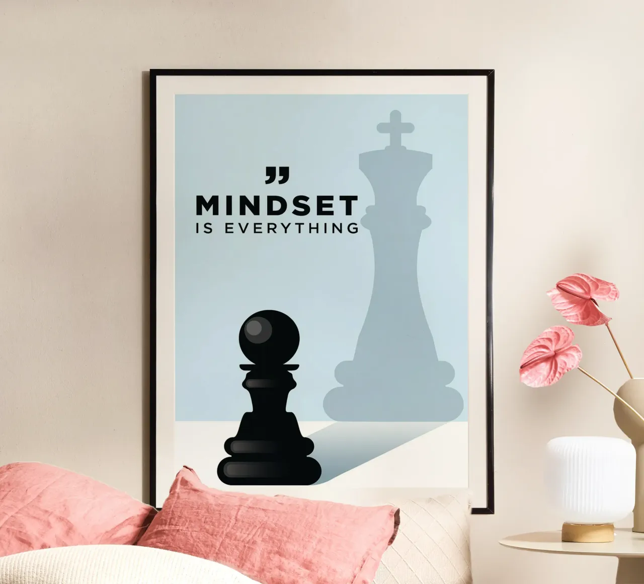 La mentalità è tutto poster da the gondals