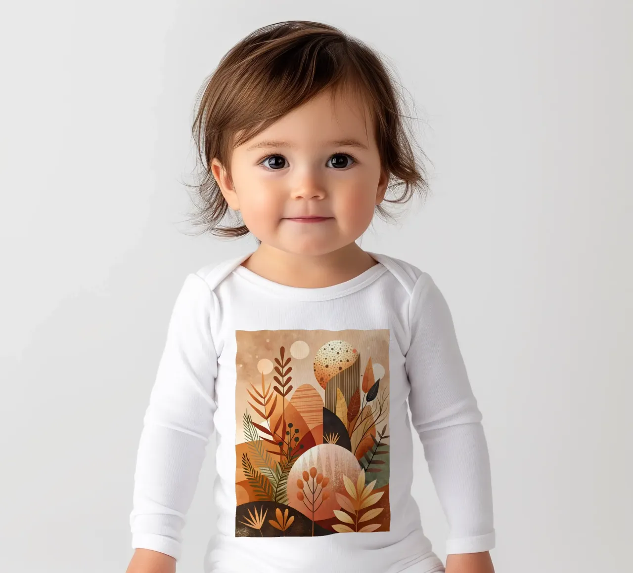 Herbstliche Harmonie Langarm Babybody von Artistic-shop