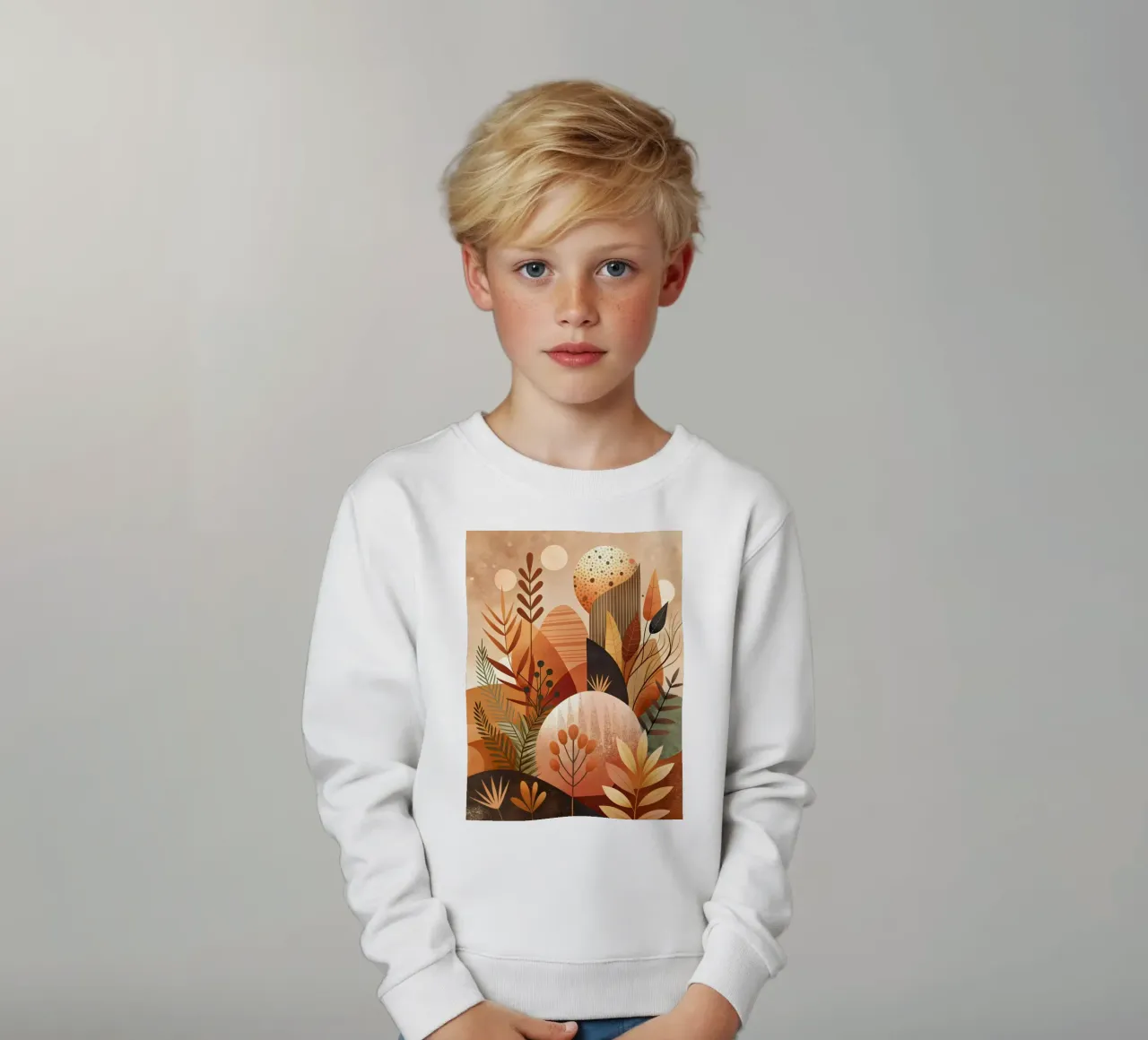 Autumnal Harmony kids sweatshirt by Artistic-shop