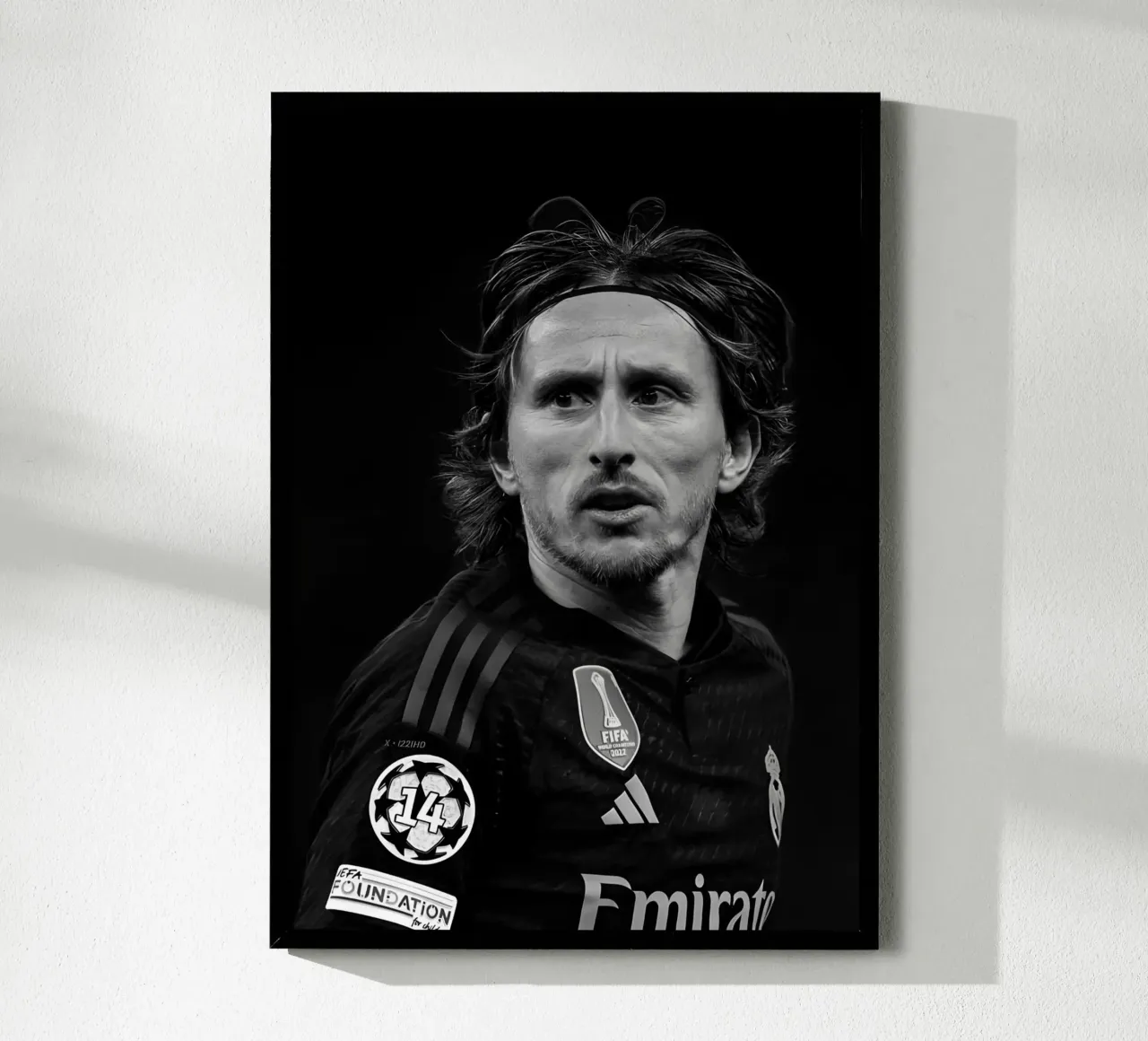 Modrić RM poster by Black White Poster