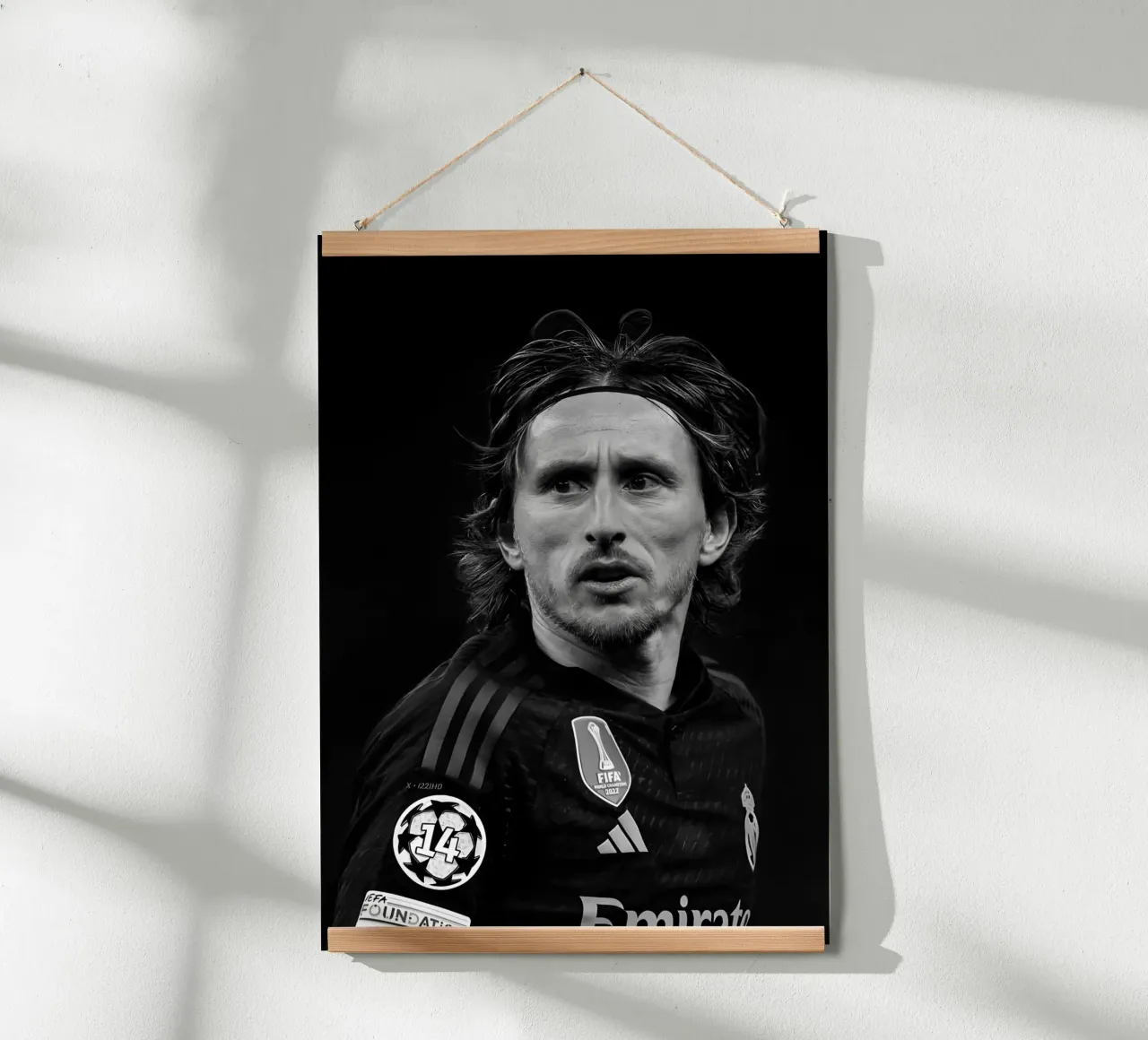 Modrić RM poster by Black White Poster