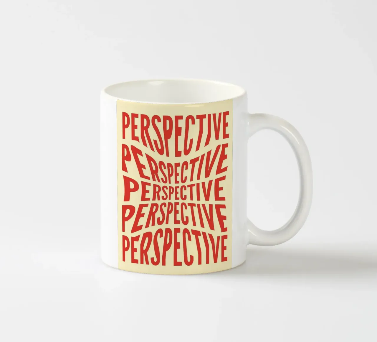 perspective ceramic mug by the gondals
