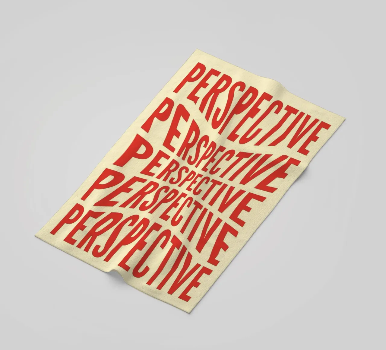 perspective beach towel by the gondals