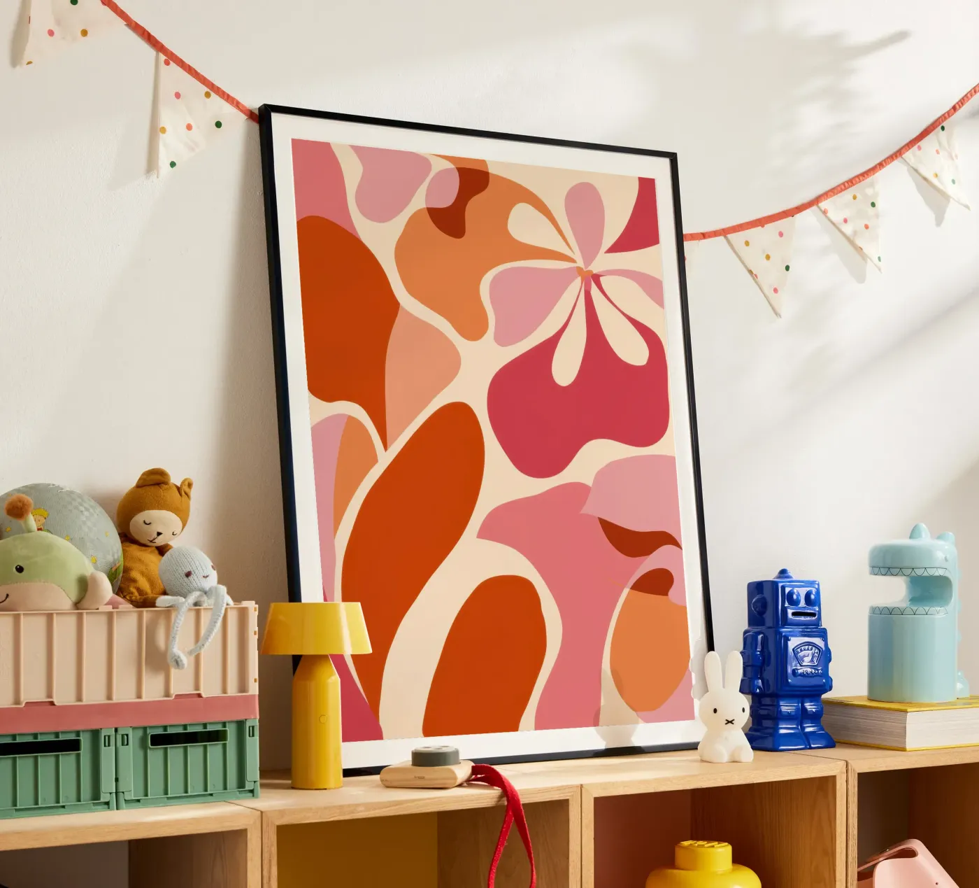 Forme floreali fluide poster da Sky Velour