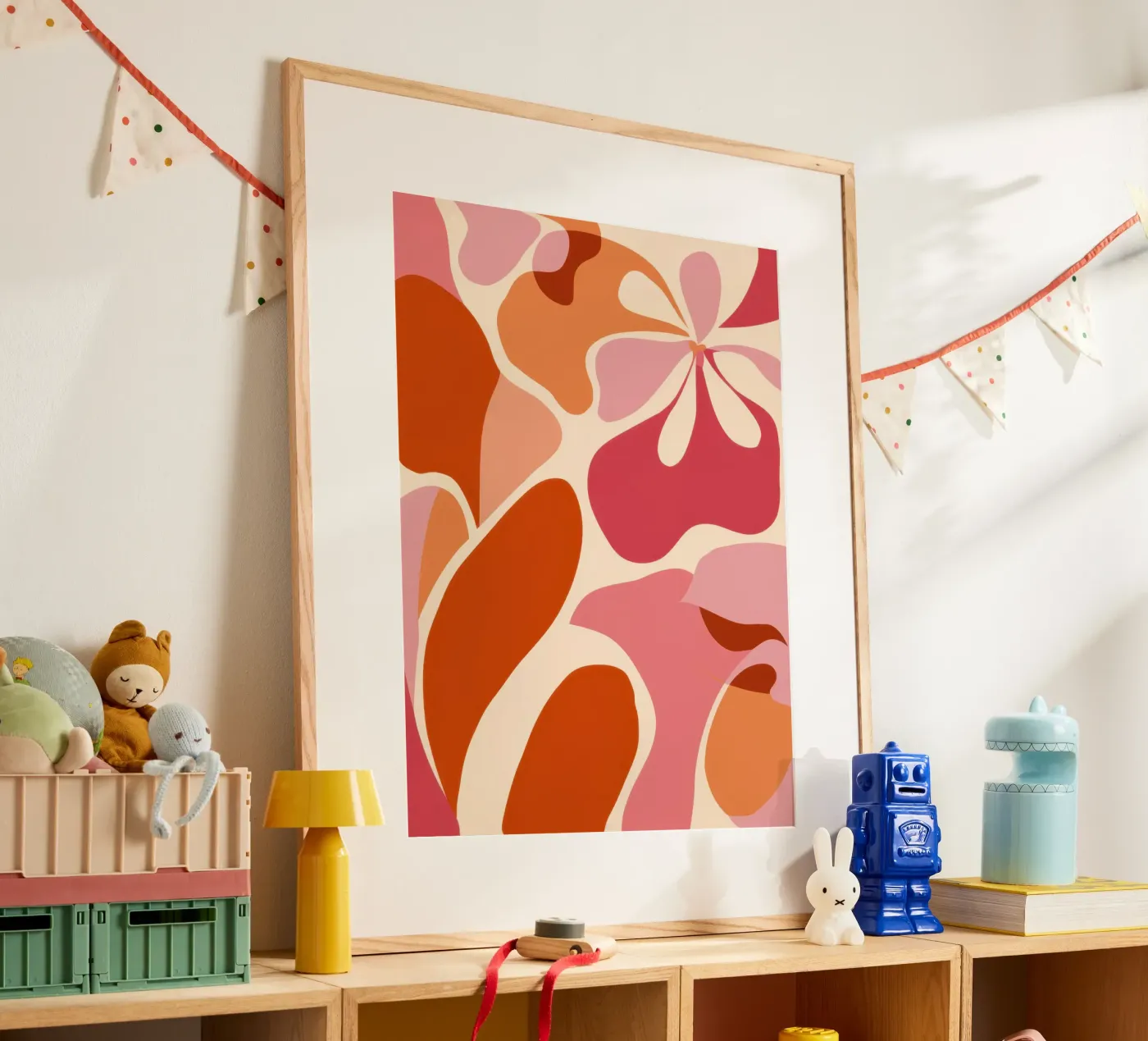 Forme floreali fluide poster da Sky Velour