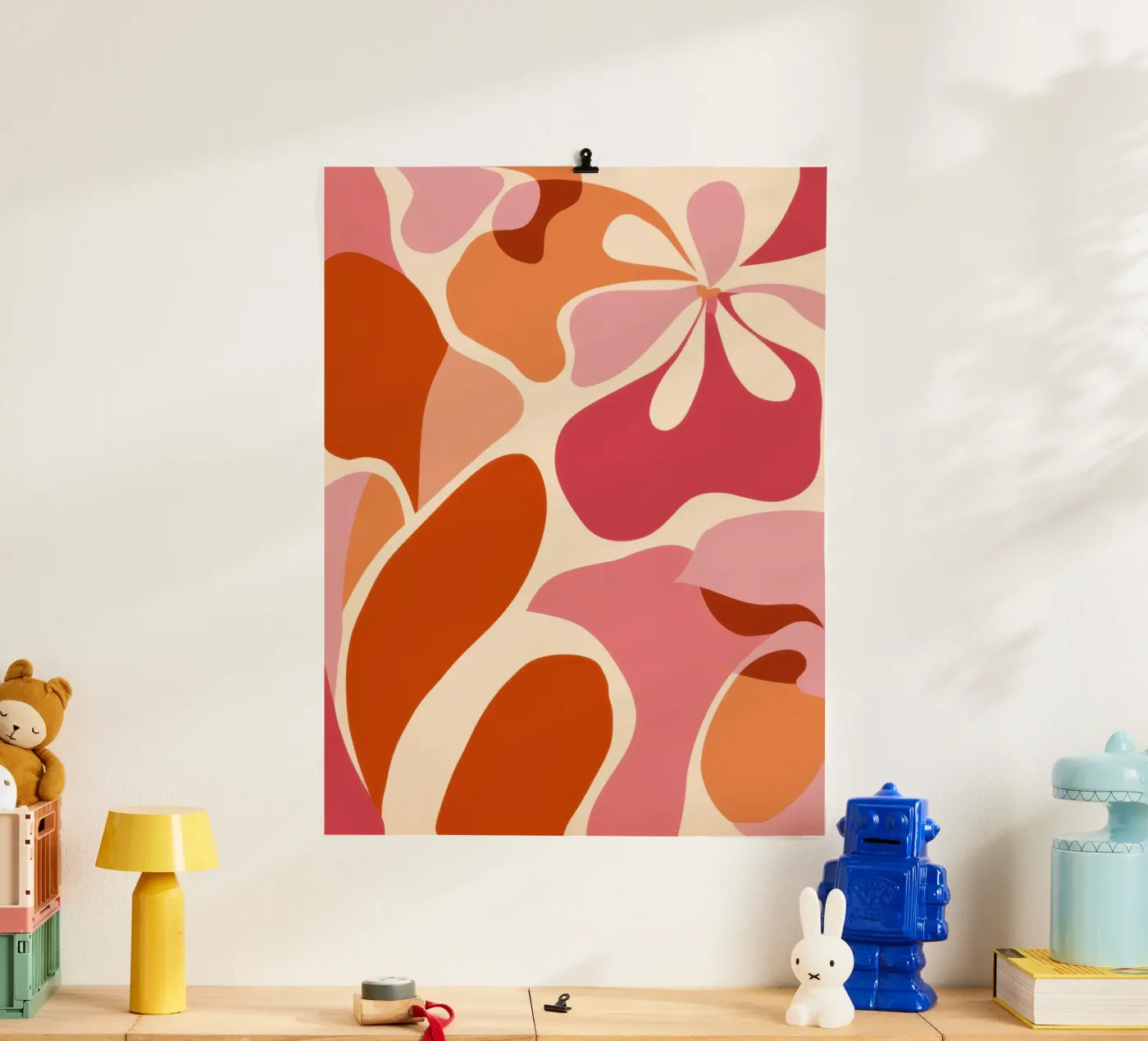 Forme floreali fluide poster da Sky Velour