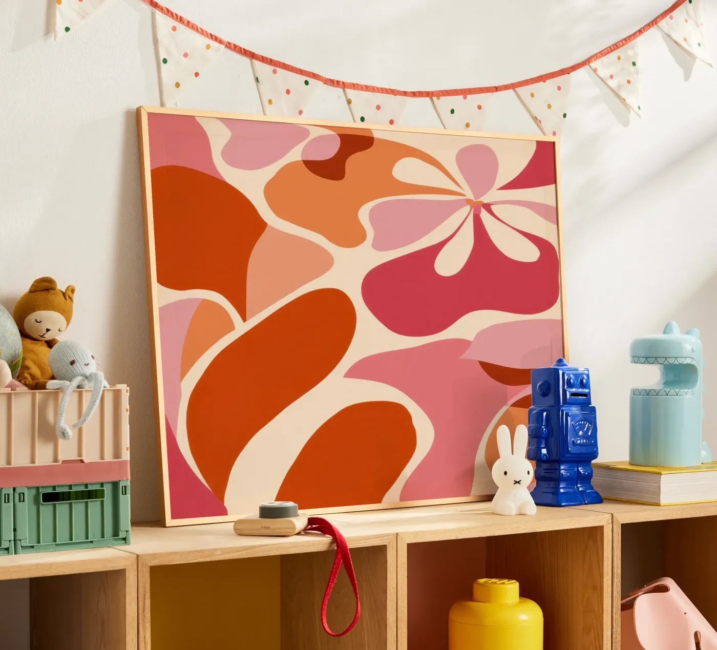 Forme floreali fluide poster da Sky Velour