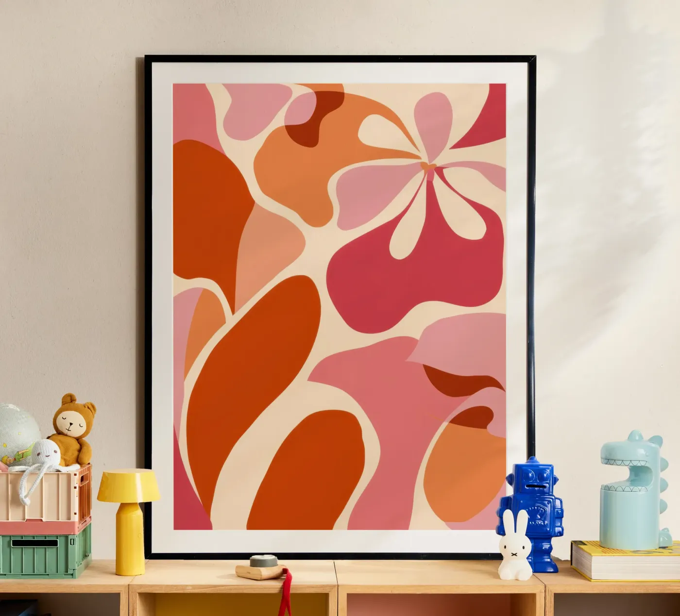 Forme floreali fluide poster da Sky Velour