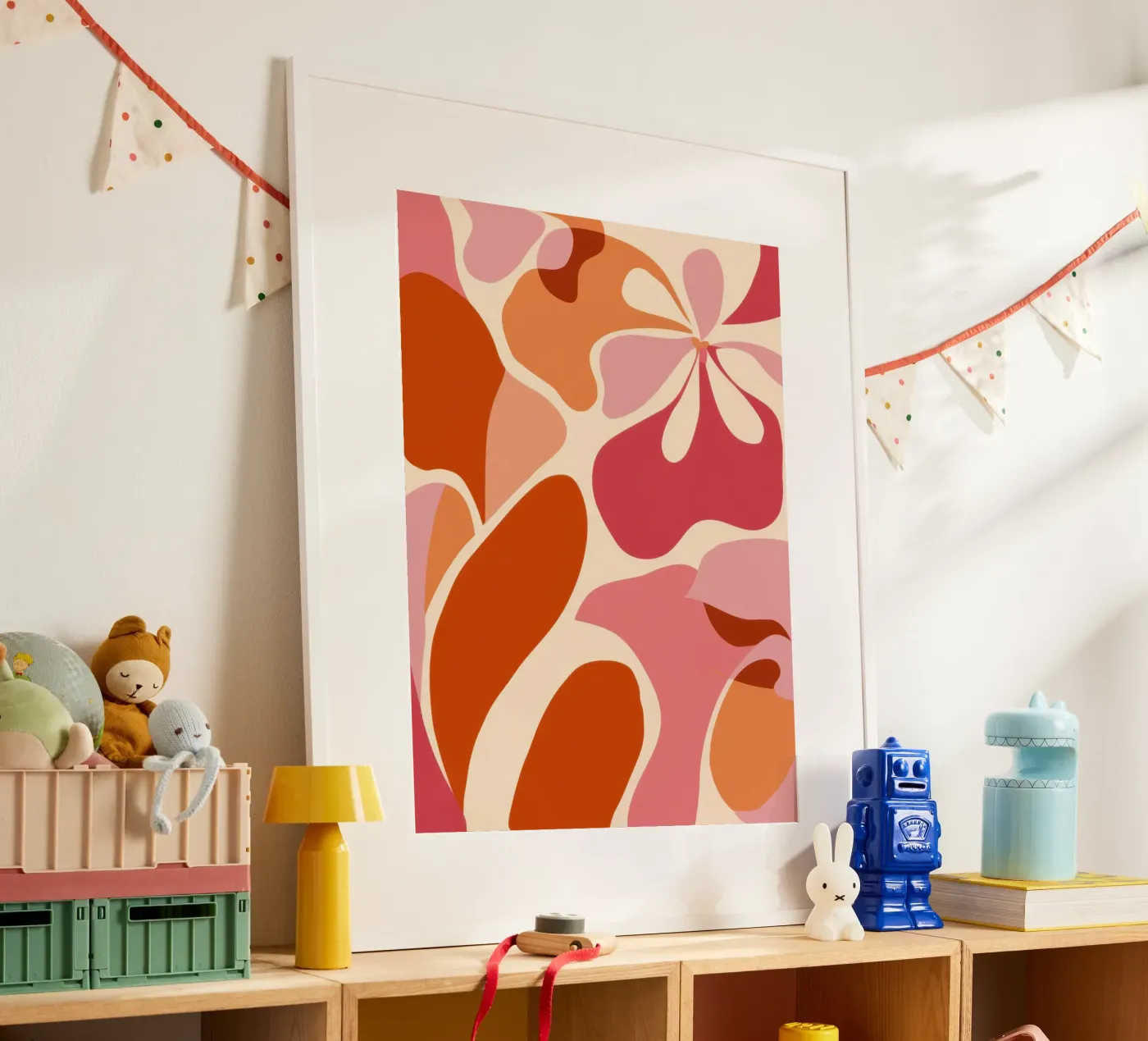 Forme floreali fluide poster da Sky Velour