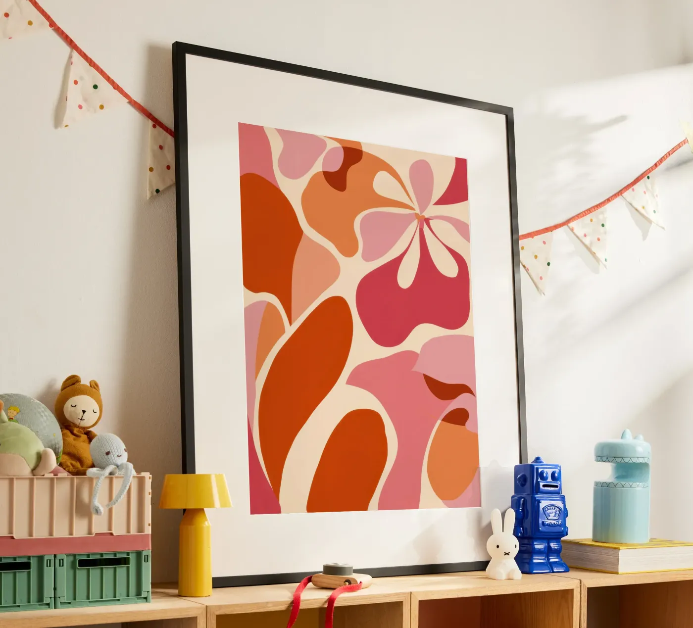 Forme floreali fluide poster da Sky Velour