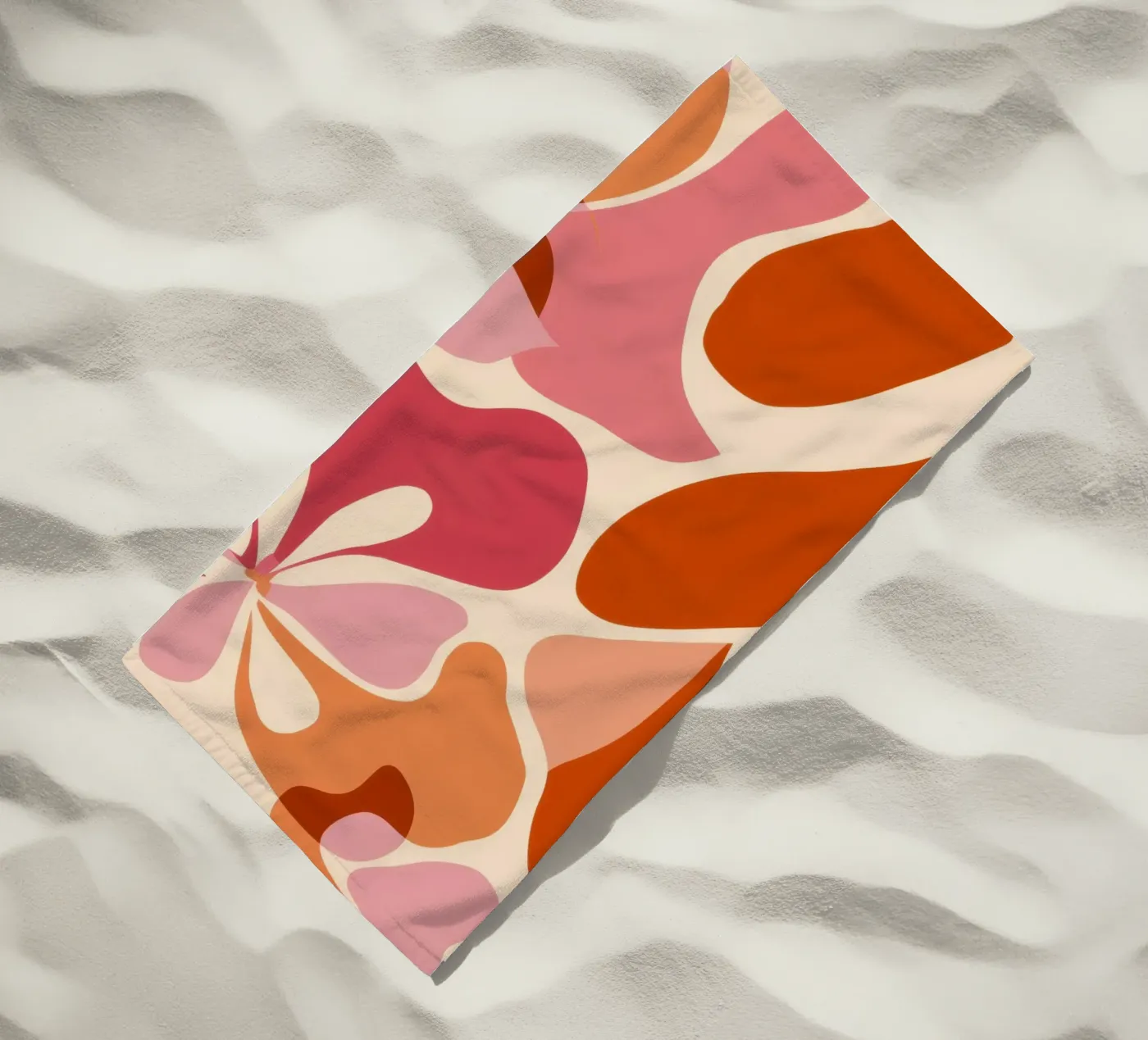 Forme floreali fluide telo mare da Sky Velour