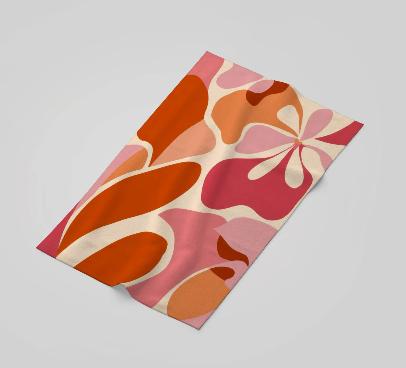 Forme floreali fluide telo mare da Sky Velour