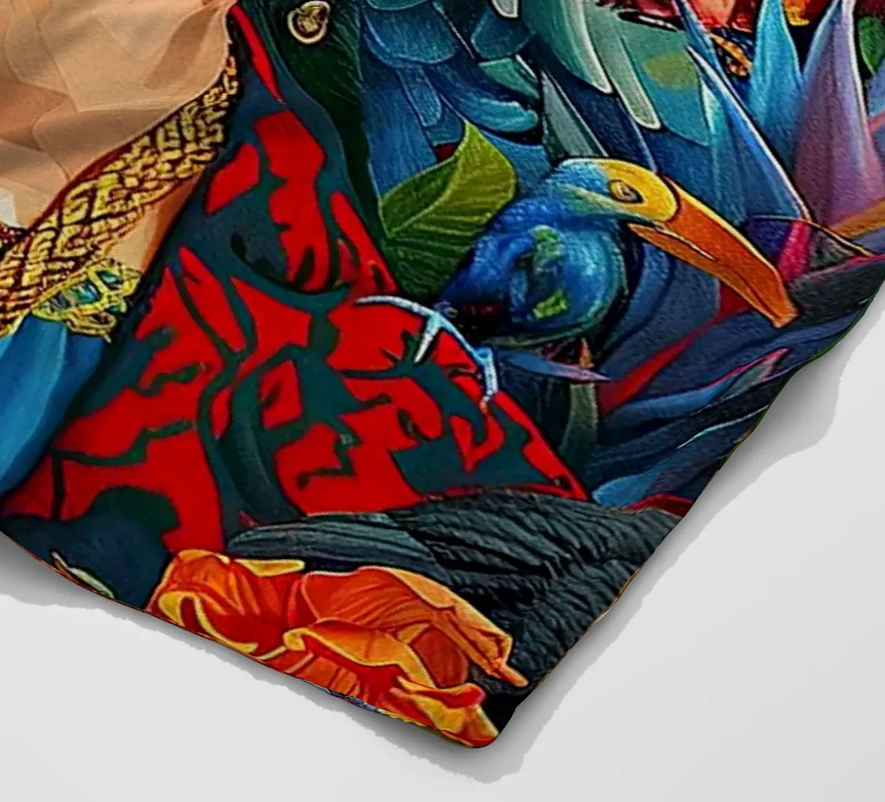 Frida Kahlo "Bold in Every Hue" coperta in pile da Fantasias Florales