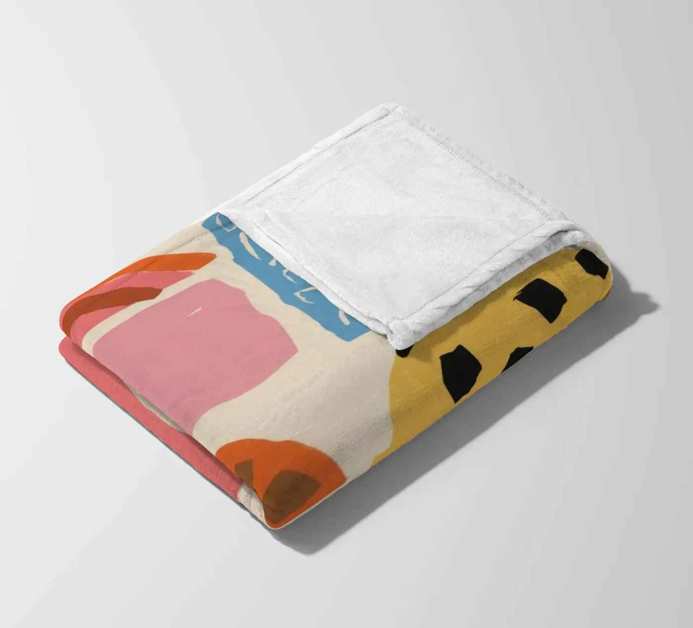 Textured Shape Collage fleecedeken van Sky Velour