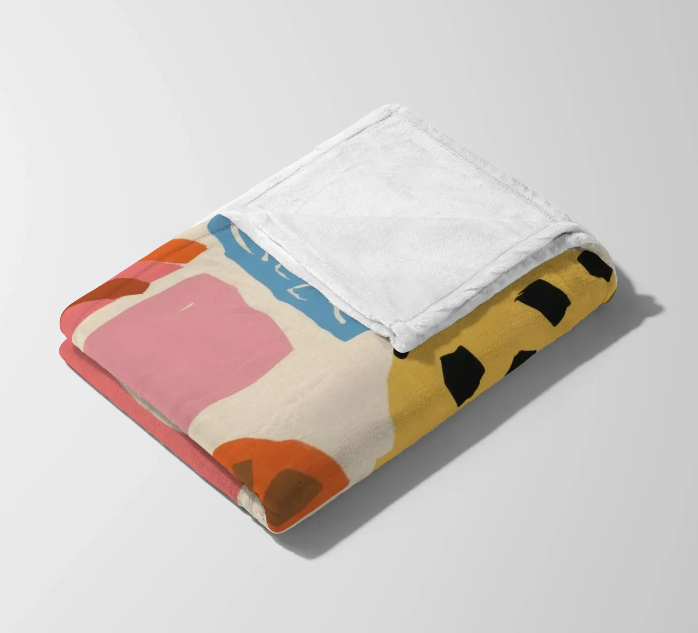 Textured Shape Collage fleecedeken van Sky Velour
