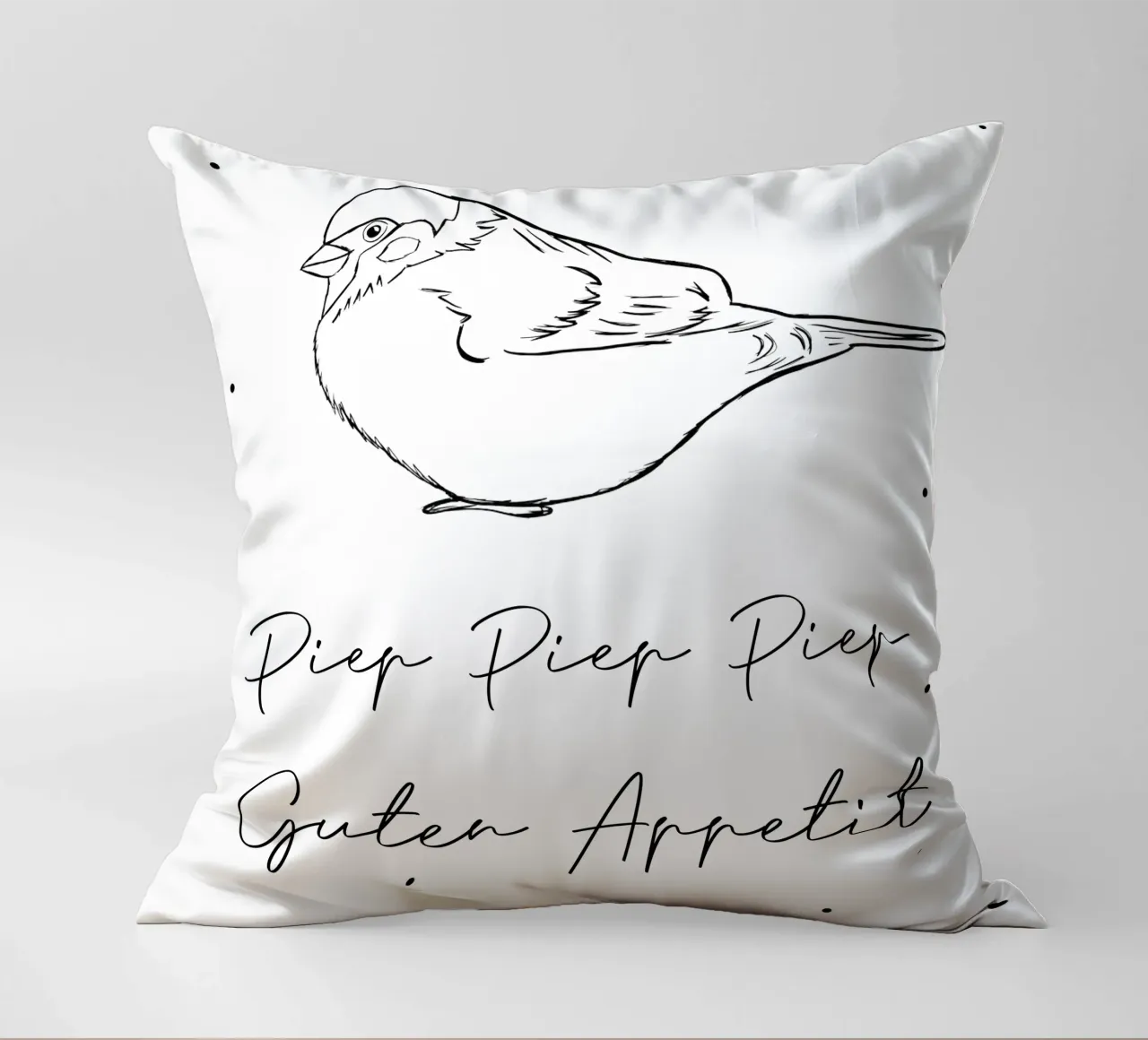 Guten Appetit Piep cuscino da BAINAI