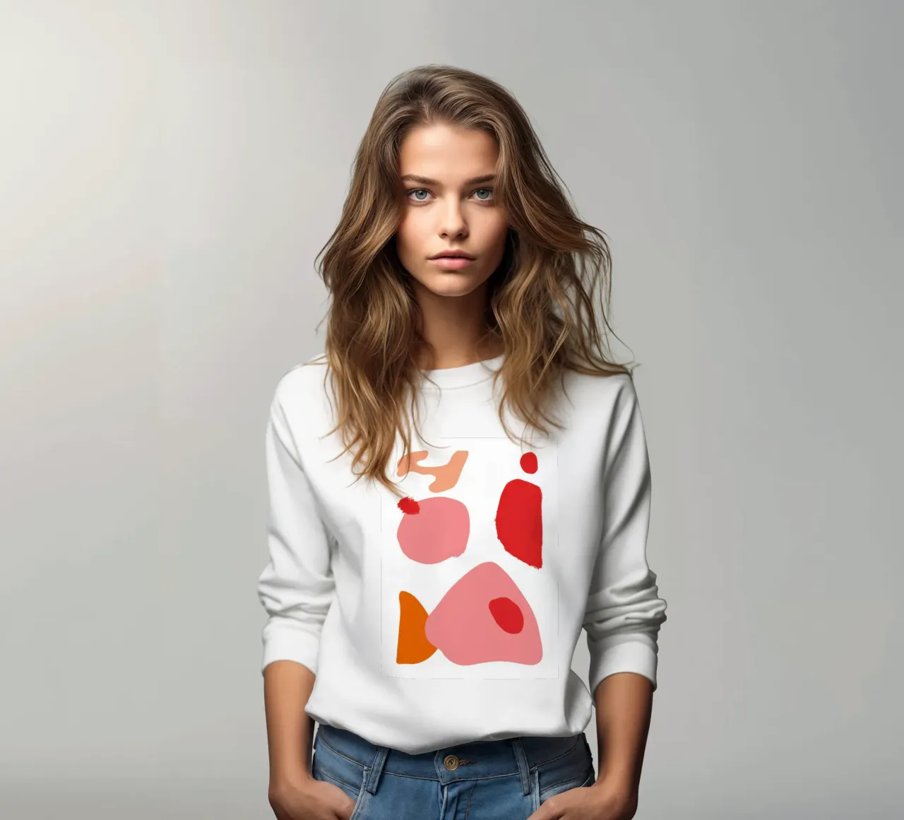 Playful Form Composition sweatshirt by Sky Velour