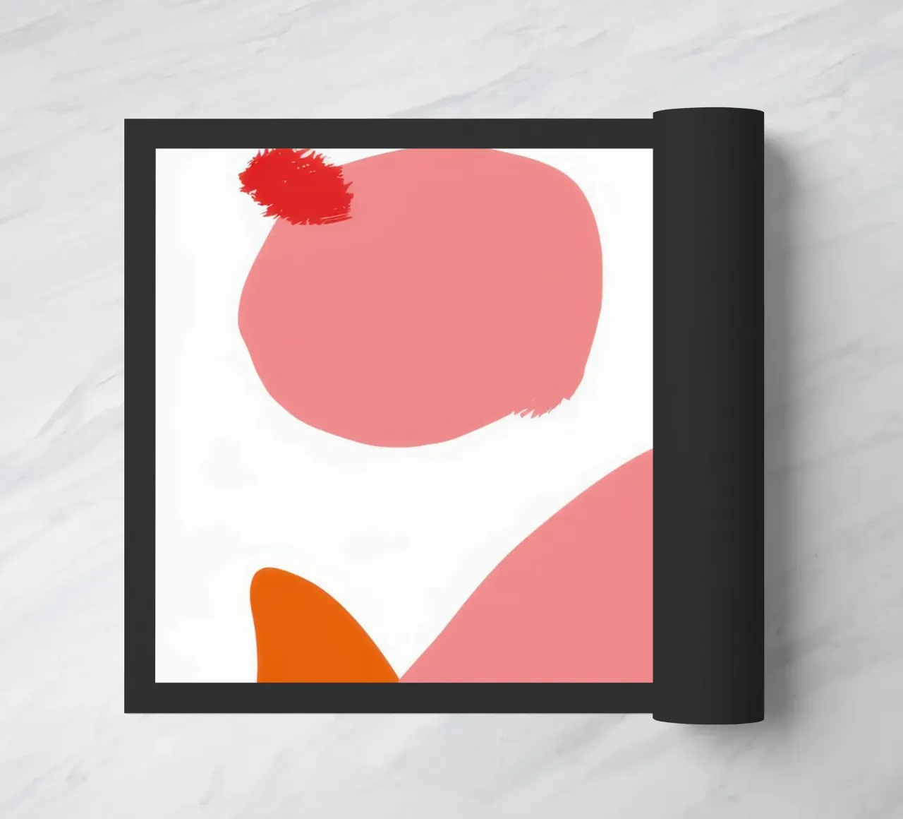 Composizione di forme giocose zerbino da Sky Velour