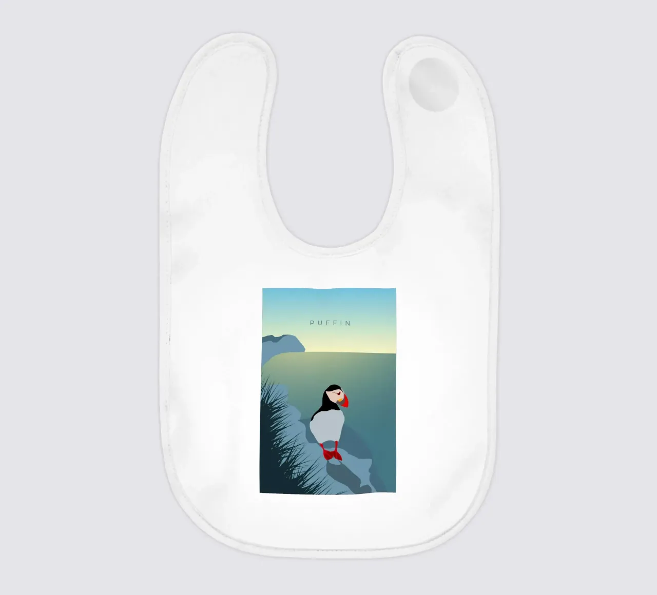 Puffin bavaglino da minimalist designs