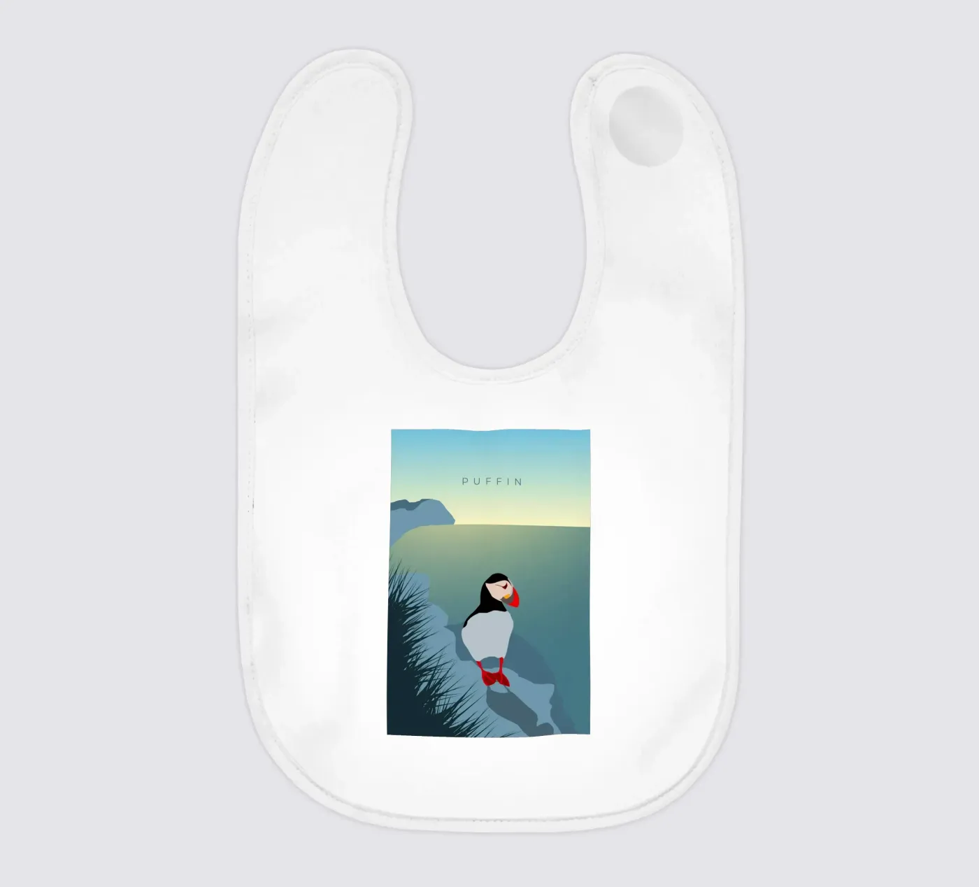 Puffin bavaglino da minimalist designs