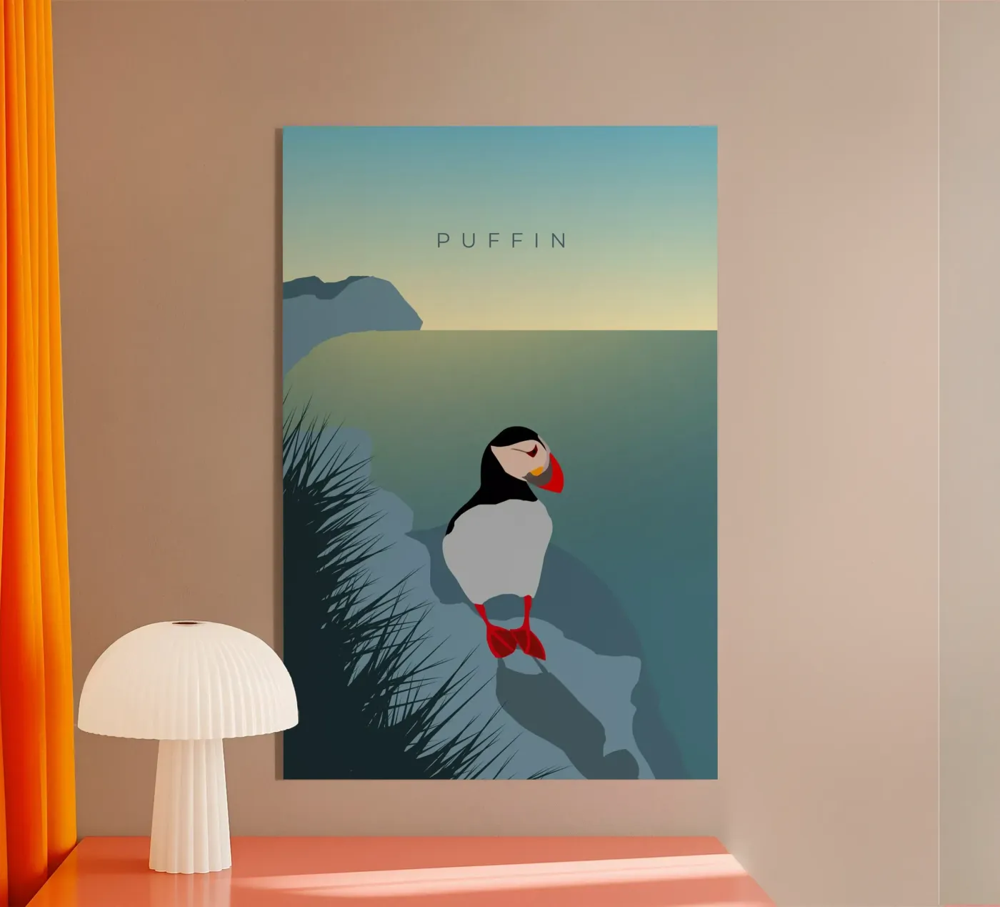 Puffin plexiglass da minimalist designs