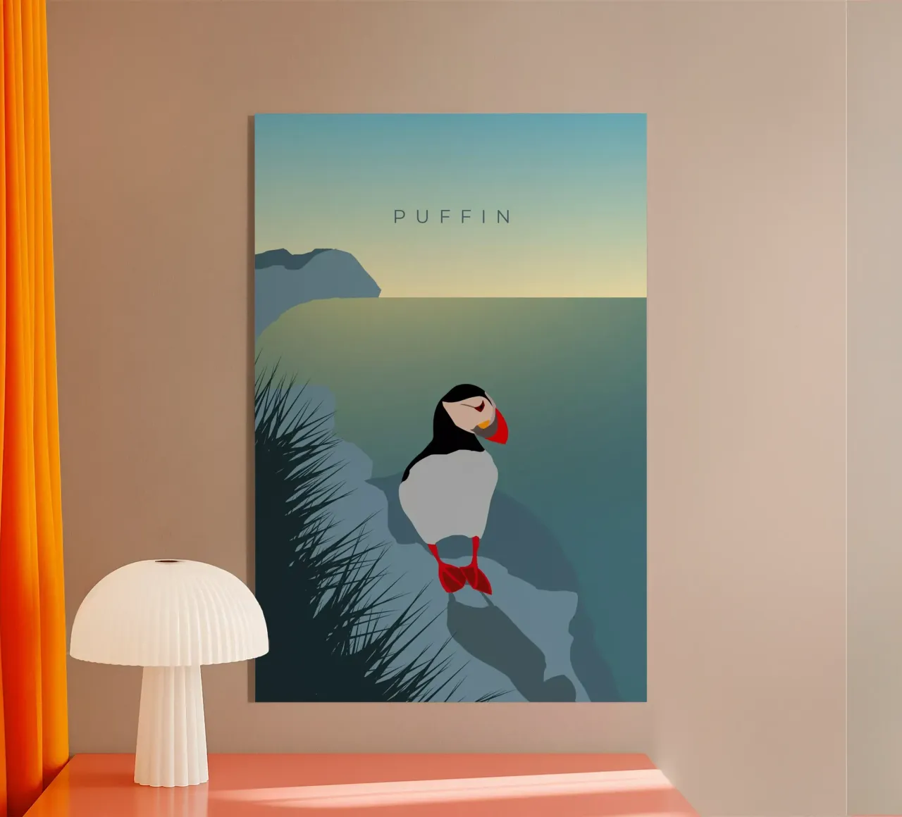 Puffin plexiglass da minimalist designs
