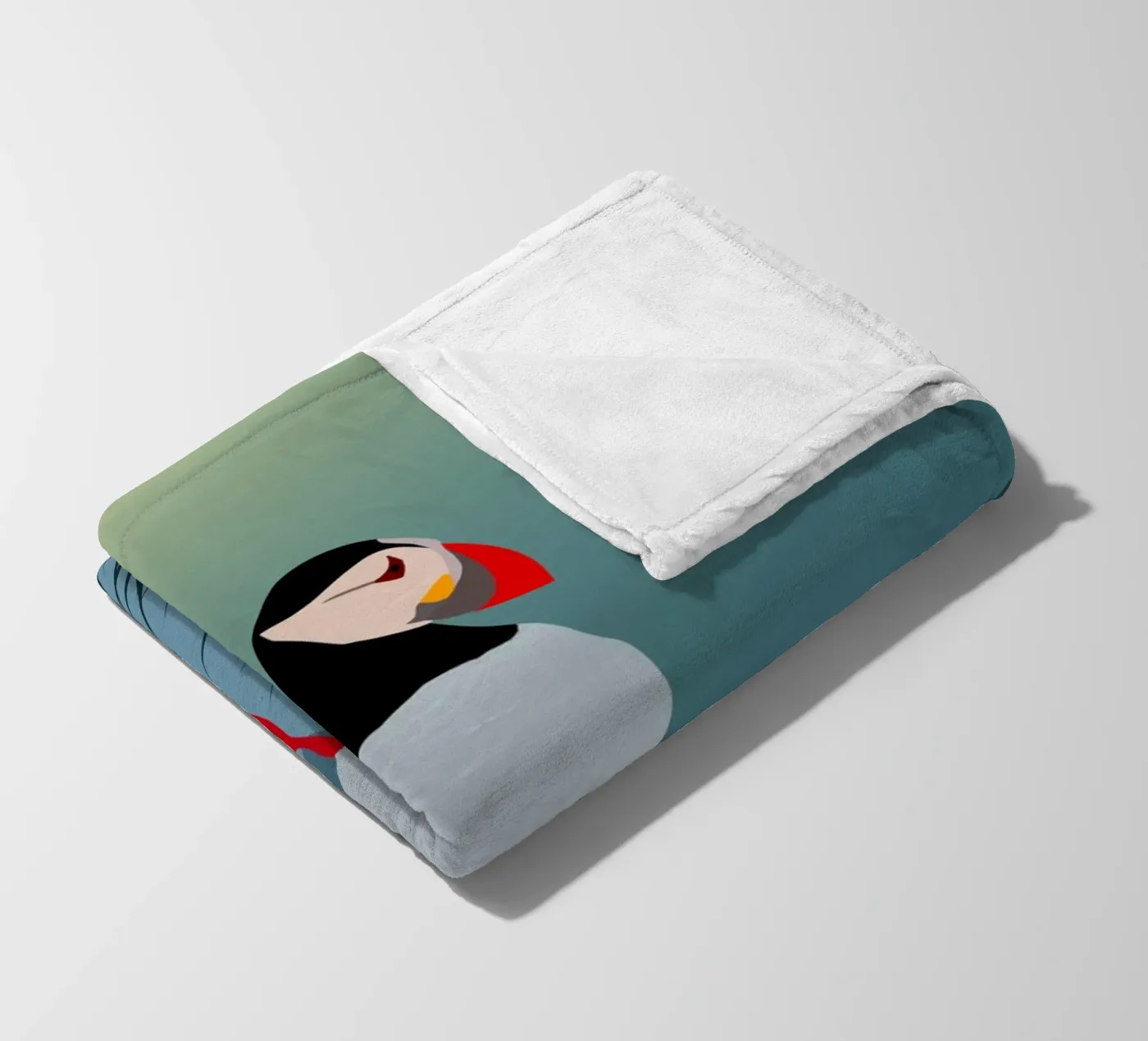 Puffin Fleecedecke von minimalist designs